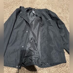 Eddie Bauer Men's Dark Gray Raincoat